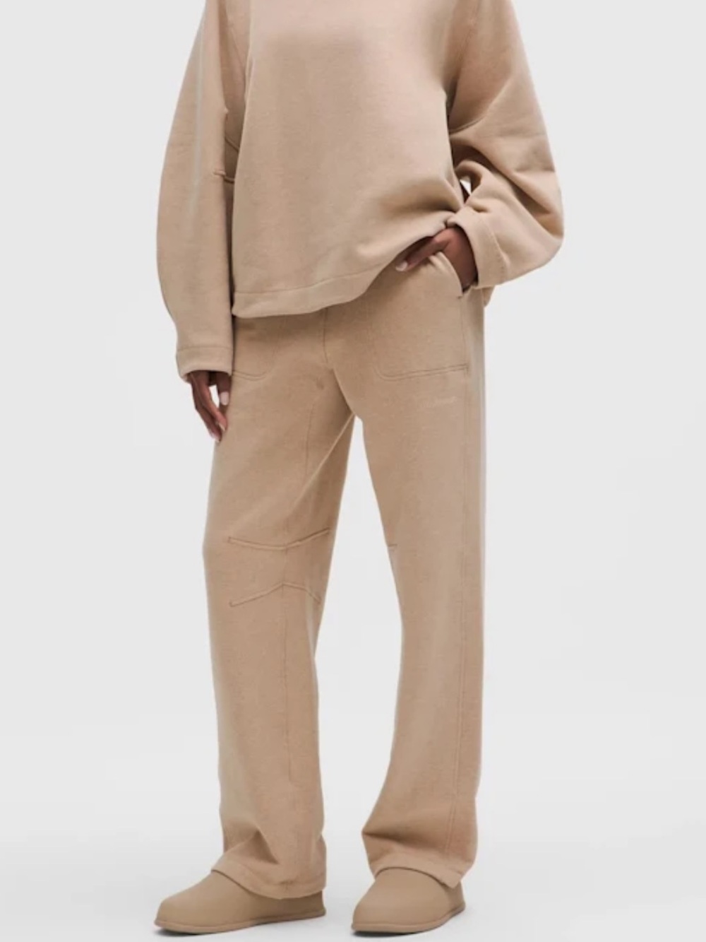 Lululemon Loungeful High Rise Classic Fit Sweatpant • Heathered Nutmeg • Sz L